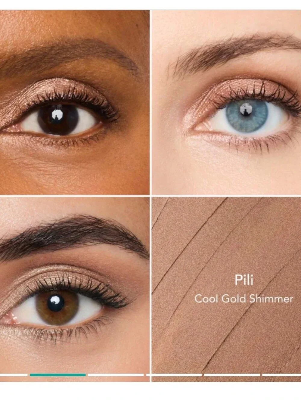 Thrive Causemetics Brilliant Eye Brightener In Pili (Cool Gold Shimmer) BNIB